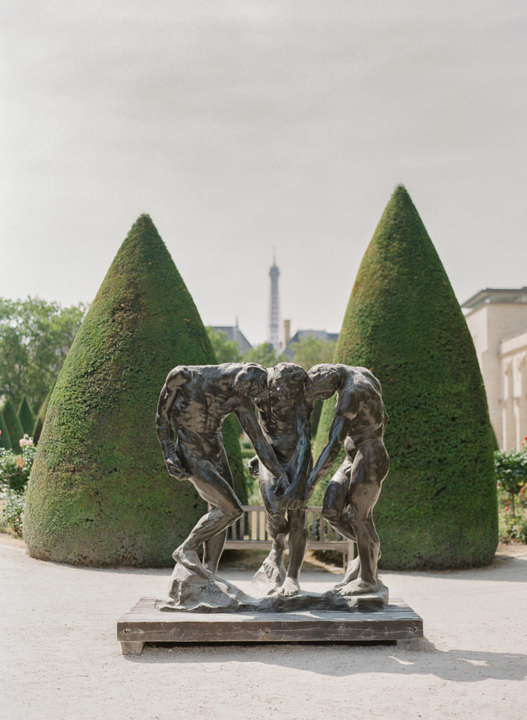 An Elegant Micro Wedding in Paris at Musee Rodin