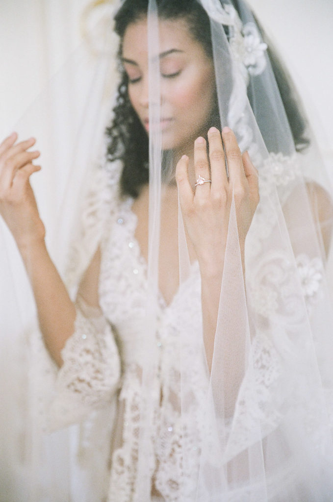 A refined boudoir session in Provence at Chateau de Tourreau